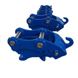 Quality Blue Manual 50 Ton PC336 Excavator Quick Coupler for sale
