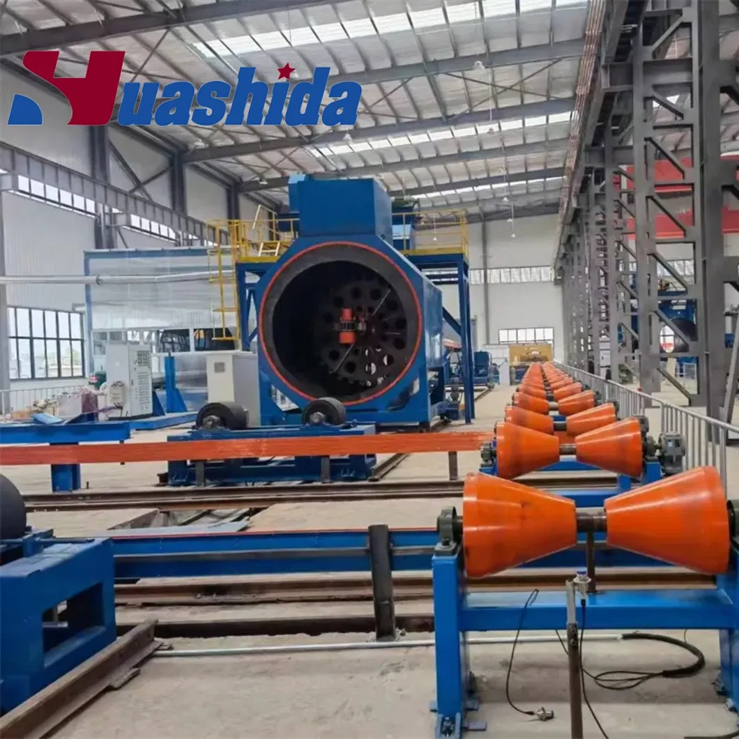 Steel Pipe Internal FBE External 3lpe Anti-Corrosion Coating Machinery with Extruder system