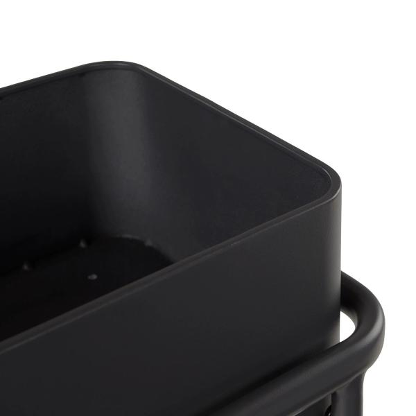 5 Star Hotel Luxury Outdoor Black Metal Flowerpot