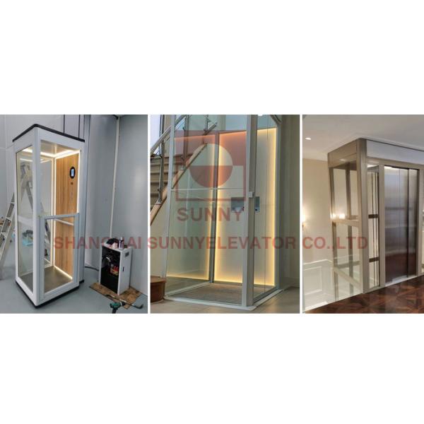 Buy 2 - 4 Floors Electric Residential Passenger Elevator Indoor / Outdoor Small Home Lift at wholesale prices