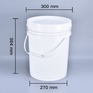 20L Plastic Pail for Industrial Packaging Capacity 20L Photo Clearly Demonstrate
