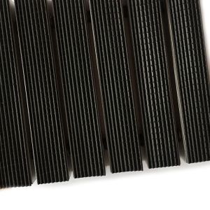 Hinge Recessed Aluminum Entrance Floor Mats Rubber Insert 22 MM Thick