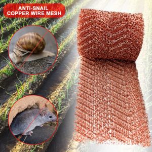 Copper Wire Knitted Rodent Mesh Rustproof 0.2mm/0.28mm Wire 127mm 15.2m Length