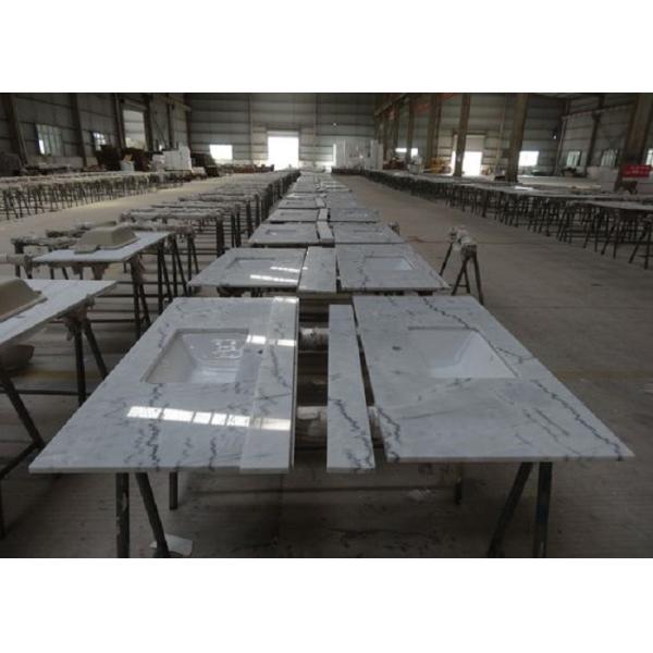 Buy Popular Statuario Marble Tiles , Modern White Marble Vanity Countertops at wholesale prices