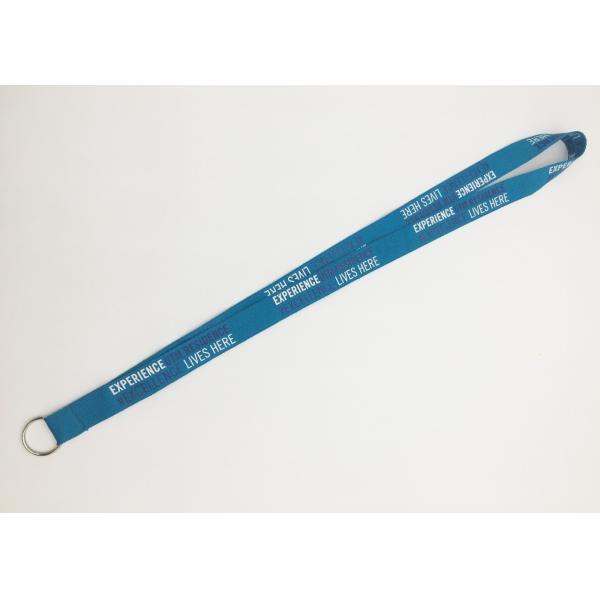 Red professionnal customized silk screened nylon lanyard with any logo