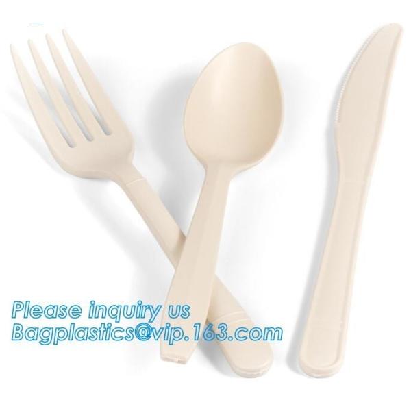 Buy Disposable Corn Starch Eco Friendly Dinnerware Cutlery Reusable Coffee Cup Safe Bamboo at wholesale prices