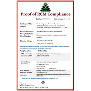 Shenzhen Yinghui Yuan Electronics Co., Ltd. Certifications