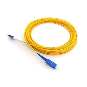 LSZH Smf Patch Cord LC SC UPC APC YELLOW COLOR Sc To Sc Fiber Patch Cable