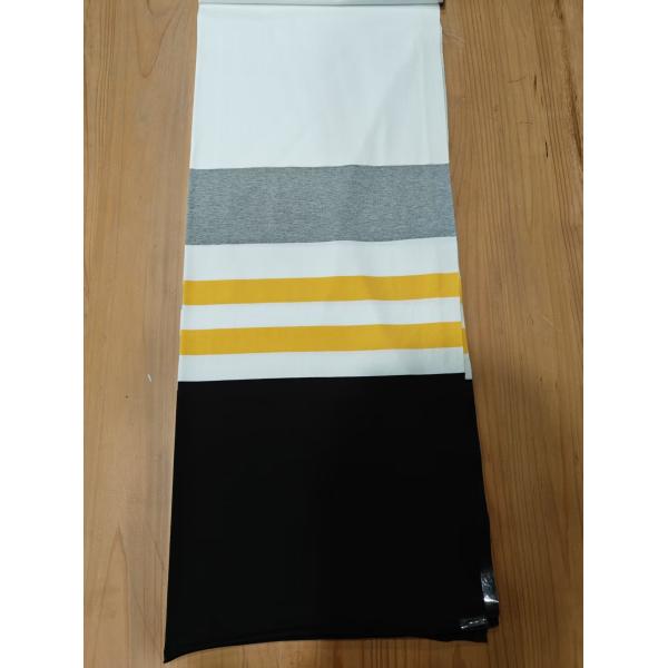 Healthy Skin-friendly Soft Comfortable Striped Material Fabric For T-Shirt