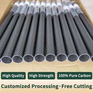 Industrial Carbon Fiber Tube 40-80mm T300 High-Performance