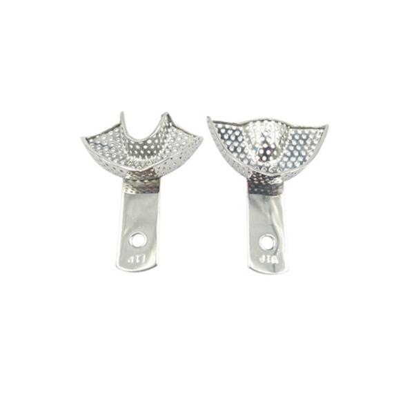 Buy 3pair/set Autoclavable Dental Stainless Steel Medical Teeth impression Tray at wholesale prices