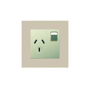 10A 230V Electrical Power Socket , 86mm Australia Socket Outlet