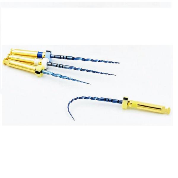 2019 Rogin Medical Sup-Taper Files Blue/Gold With Heat Activation For Dentist