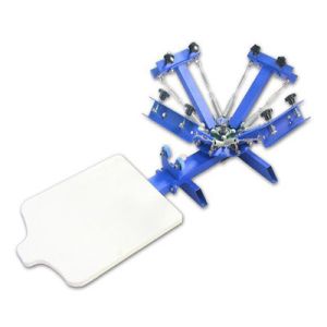 Quality Manual 4 Color Screen Printing Press for sale