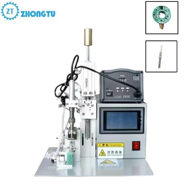 Buy 160w Semi Automatic Soldering Machine For USB Cable PCB Circuit Board Wires Plugs Making at wholesale prices