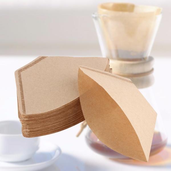 V60 Cone Coffee Filters Natural Drip Coffee Filter Disposable Paper Portable