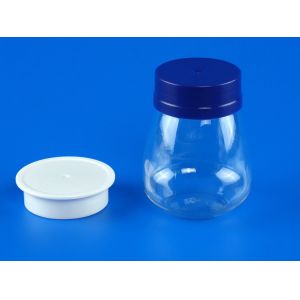Small Capacity Plastic PET Plastic Jars Special Shape Customized Lid Color