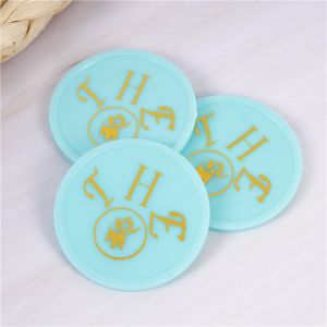 Sell-Besting Customized Beautiful Supermarket Trolley Tokens Plastic Chips