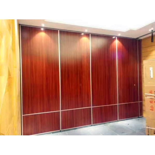 Melamine Surface Banquet Hall Sliding Partition Walls , Soundproof Room Dividers
