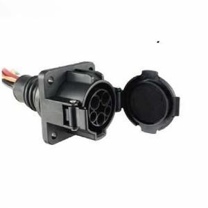 80Amp SAE J1772 Socket Type 1 EV Charging Inlets EVSE Socket For Electric Car