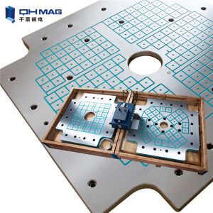 3 Times Mould Clamping Systems , CE 220v Magnetic Plate Clamp