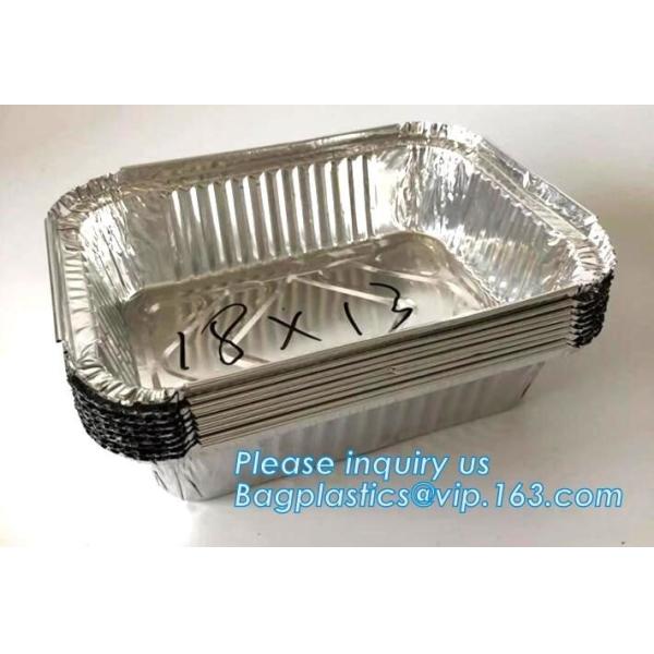 Popular household kitchen food packing aluminum foil container/pan/tray