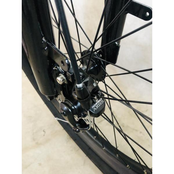 USA Men's 24" 3.0 Fat Tire Aluminum Frame Beach Cruiser Bike with Disc Brake