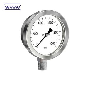 Liquid Pressure gauge Qingdao export 0-350 bar manometers