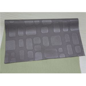 China Handbags Grey Faux Leather Fabric , PU Shoes Synthetic Leather Durable on sale