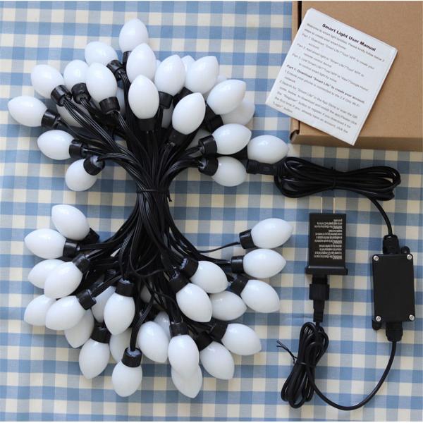 Smart String Light Outdoor C9 Christmas Festoon Decorative Lights Xmas
