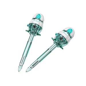 Laparoscopic Single Use Trocar with Cannula EO Sterilized Metal Trocar