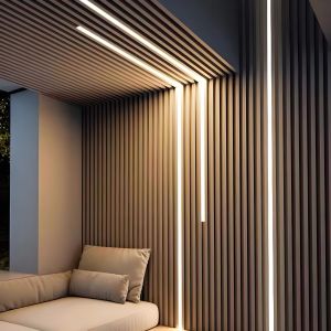 ​Anodized Black Aluminium LED Strip Housing 15mm With Frosted Diffuser