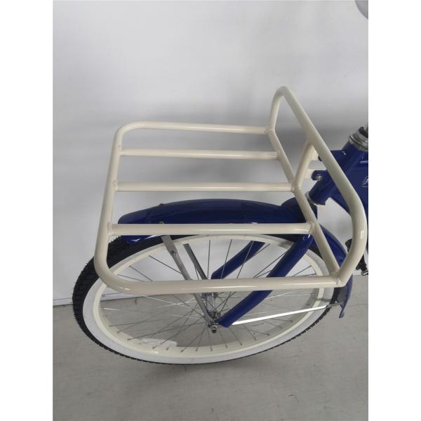 26 inch White Wall Custom Men's Beach Cruiser Bike with Logo and Plastic Pedal 15KG