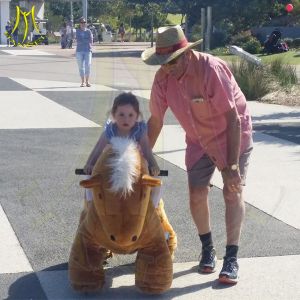 Quality Hansel coin operated animals rides and walking robot animals rides for sale