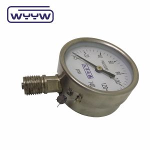 Natural Gas Stainless Steel Pressure Gauge Bottom Connection