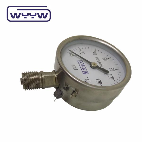 Buy 60mm Bourdon Tube Pressure Gauge No Oil Oxygen Pressure Gauge Meter at wholesale prices