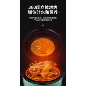 Multifunction large OEM 8L 1500W round deep german air fryer