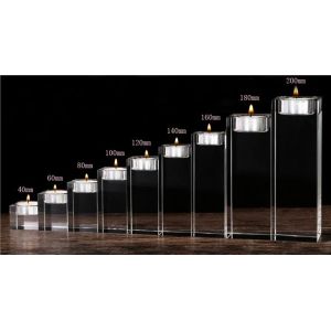 Wholesale Tealight Candle Holder Home Goods Wedding Party K9 Crystal