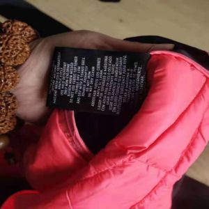 32.,Ladies Ultra Light Down Jacket With Knit Sleeve Cheap Price Good Quality See