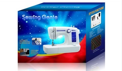 Lock Stitch Mini Sewing Machine UFR-613 OEM and Overall Dimensions 38.4*15.3*24.7cm
