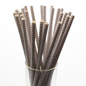 FDA Approved Biodegradable Jelly Cake Disposable Paper Straws
