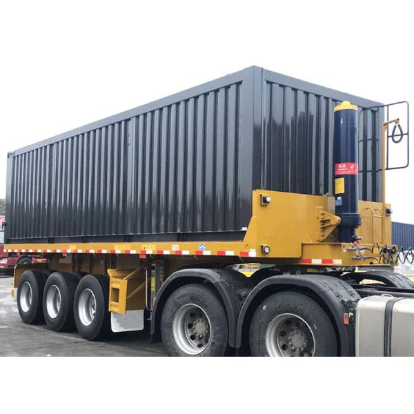 Container Hydraulic Cylinder 40FT Tri Axle Semi Tipper