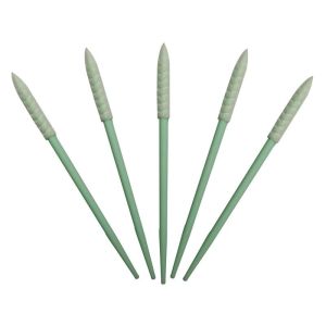 Medium Compressed Cleanroom Swabs Polyurethane Foam Tip High Absorbency
