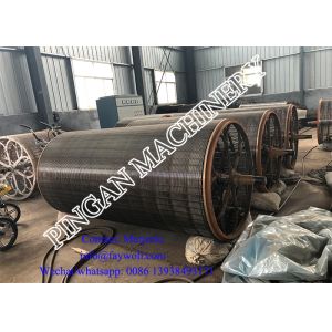 Dia 1500mm cast iron SS304 papermaking cylinder mould