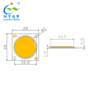 High CRI 98Ra COB 2825 LED CHIP 120W 34-37V 6000K White For Photograph Light