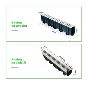 Car Wash Floor Water Drainage Stainless Steel Grating with Custom Drainage