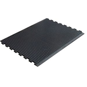 Interlock Anti-fatigue Rubber Matting Industrial Bubble Mat Antislip