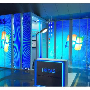 Customizable Transparent Video Wall Wide Viewing Angle