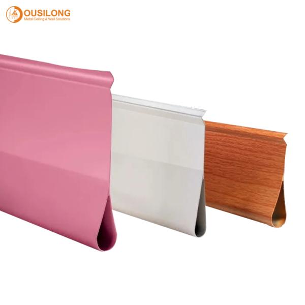 Strip Linear Suspended Metal Ceiling Water Drip Shaped For Ventilator / Hydrant Layout