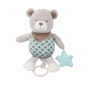 Baby Soothing Music Bell Animal Plush Dolls With Hanging Ring